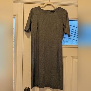 NWT - Banana Republic Elegant Gray Midi Dress